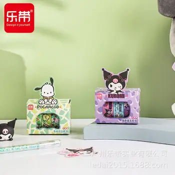 Mielas Anime Ir Animacinių Filmų Kawaii Sanrio Hello Kitty Kuromi Cinnamoroll Mano Melodija Purin Šuo Pochacco Mergina Gimtadienio Dovana Lipnia Juosta