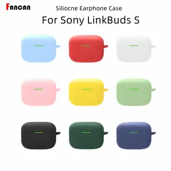 10 Spalvų Sony LinkBuds S Bluetooth suderinamų Ausinių Atveju Lengvas WF LS900N Silikono Soft Shell Apsauginė Įvorė