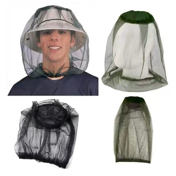 1PC Karšto Lauko Žvejybos Bžūp Mašalų Uodų, Vabzdžių Skrybėlę Žvejybos Hat Bug Akių Galva Ju Face Protector, Kelionės, Kempingas Bžūp Skrybėlės