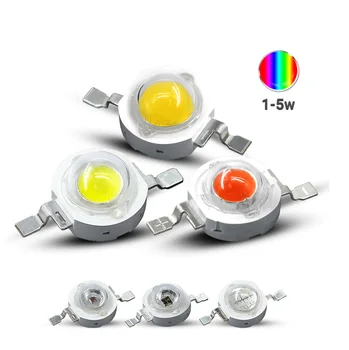 1W Galia Granulių LED Lempa, Maža Lemputė Kelių Spalvų Counter Granulių Žibintuvėlis LED Granulių