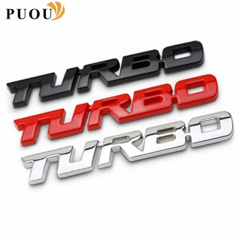 3D Metalo Automobilių lipdukas Turbo ženklelis Reikmenys Audi Quattro A4 A5 A6 A7 A8 TT S3 S4 S5 S6 S7 S8, TT Q3 Q5 7 A1 B5 B6 B7 B8 C5