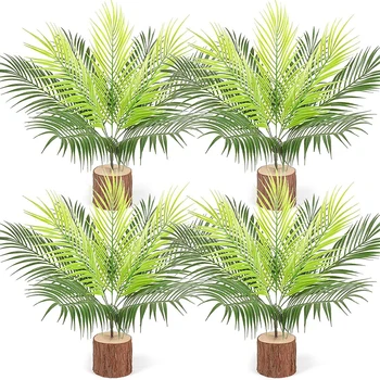 Atogrąžų Palmių, Palmių Lapų Dirbtiniai Augalai Išsimėtę Uodega Žalia Padirbtų Augalų Patalpų Lauko Vestuves Sode Dekoras
