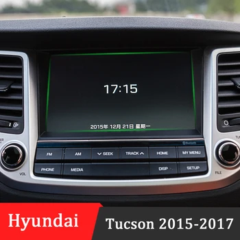 Automobilių Stiliaus GPS Navigacijos Ekrano Plieno Apsauginė Plėvelė Kia Sportage 2016-2018 Reikmenys Hyundai Tucson 2015-2017
