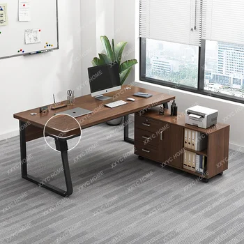 Biuro Stalas, Paprastas Modernių Biuro Stalo Darbuotojų Padėtį Darbuotojai Stalas ir Kėdė Derinys Bosas Stalas Krūtinės Stalčius