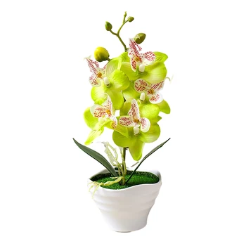 Dirbtinis Phalaenopsis Netikrą Bonsai Vazoninių Augalų, Gėlių Orchidėja, Gėlių, Namų Puošimas, Vestuvių Papuošimai Namų Puošyba, Šilko Gėlės