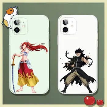 Fairy Tail Mielas Anime Telefoną Atveju Redmi Pastaba 11Pro 10 9 10Pro Xiaomi 10 Pro Lite 10T 11xPro Poco M3 X3 Skaidrus