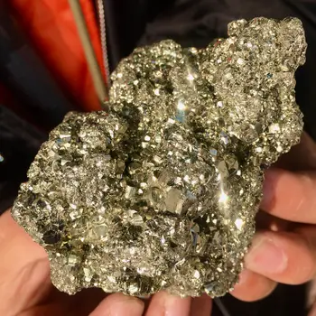 Gamtos Pyrite Kristalų Sankaupos Nereguliarus Akmens Uolienų Mineralas Mėginio Reiki Namų Puošybai Žaliavos Mineraliniai Kristalai Pavyzdys