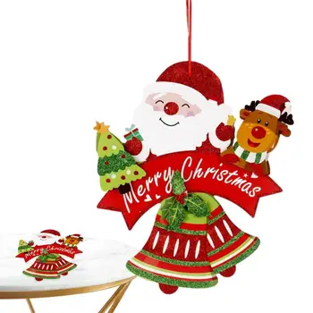 Kalėdų Dekoro Sniego Viršūnėmis Santa Pakabinti Ornamentu Kalėdų Nešiojamų Linksmų Kalėdų Pakabinti Ornamentas, Automobilio Galinio Vaizdo