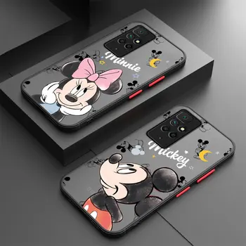 Mielas Disney Minnie Mouse Minkštas Viršelis Telefoną Atveju Xiaomi Redmi 10 Pastaba Pro 11 Pro 9S 8 7 11T 10S 12 13 Pro 9 11S 12S 8T Spausdinti