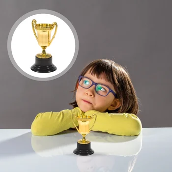 Mini Plastiko Aukso Puodeliai Trofėjų Šalies Vaikų Ankstyvojo Mokymosi Žaislai, Prizai, Vaikų Poilsio Trofėjus Apdovanoti Dovanų
