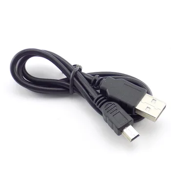 Mini USB 2.0 A Male į Mini 5 Pin male B Jungtis Duomenų Įkrovimo Kabelis Laido Adapteris pratęsimo Mokestis, DC 5v Linijos laidai