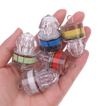 Mini Žvejybos Masalas Šviesos diodų (LED) Giliai Lašas po vandeniu Diamond 