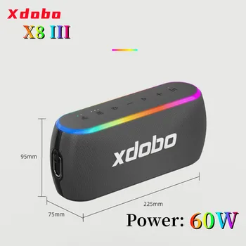 Nešiojamų XDOBO X8 III Garsiakalbis 60W Belaidžio 