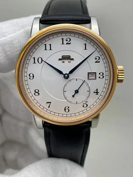 PEKINO Automatinis laikrodis Vyrams Derliaus Mechaninė Laikrodžius Prabanga, 40mm, Nerūdijančio Plieno, Safyro Stiklas, Klasikinis Laikrodis Pagerbti 1963