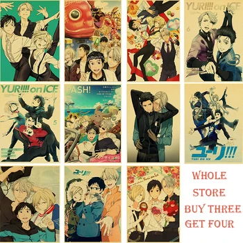 Pirkti Tris Gauti Keturis Anime Plakatu, Kraft Popieriaus, Plakatai, 