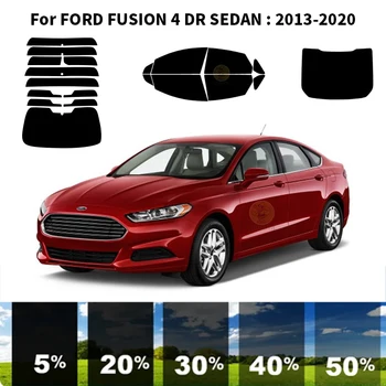 Pjaustytuose nanoceramics automobilių UV Lango Atspalvis, Rinkinys, Automobilių Langų Plėvelės FORD FUSION 4 DR 2013-2020 m. SEDANAS