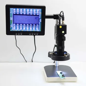 Pramonės Skaitmeninis Mikroskopas, Elektroninis vaizdo Kamera W/8 Colių Elektroninio Ekrano Sąsaja, AV Digital Didinamojo Stiklo Remontas