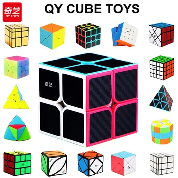 QiYi Magic Cube 2x2 3x3 4x4 5x5 Veidrodis Pyraminx Skewb SQ1 2×2 Specialiųjų Profesinių Greičio Įspūdį 2x2x2 Vaikų Žaislas Cubo Magico