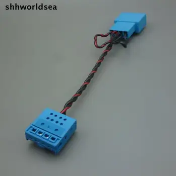 shhworldsea 1pcs BMW visos serijos sub-woofer adapterio kabelį bass ragų plug konversijos lossless linija