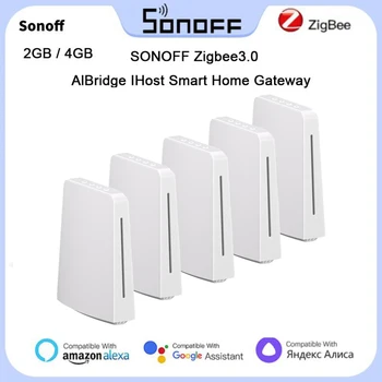 SONOFF 2/4G Zigbee 3.0 AlBridge 5V--2A IHost Smart Home Gateway Tipas-C RJ45 IHost Smart Home Hub 