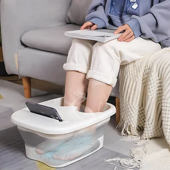 Sulankstomas Pėdų Mirkymas Kibiras Namų Footbath Masažas Sveikatai Plastiko Footbath Nešiojamų Sutirštės Footbath