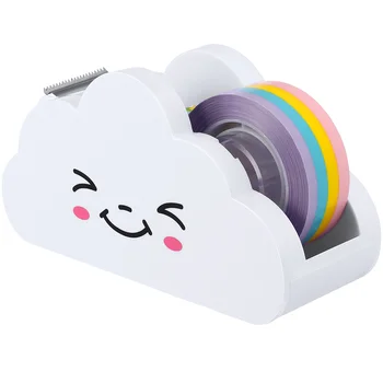 Tape Dispenser Washipaper Rainbow Roll Turėtojas Mielas Darbalaukio Cloud Office Desk Pjovimo Kvapų Ir Animacinių Filmų Adhesivemachine Prekes