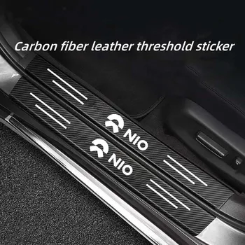 Tinka NIO ET5 ES6 ES8 EB6 ET7 automobilių ribą juostelės apsaugos lipdukas anglies pluošto sveiki pedalo anti nulio