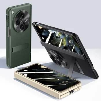 Už OnePlus Atidarytas Prabangus Dėklas Su Atrama Atsparus Smūgiams 360 Full Screen Protector Padengti Kolega Rasti N3 Telefono Atvejais Su Laikikliu