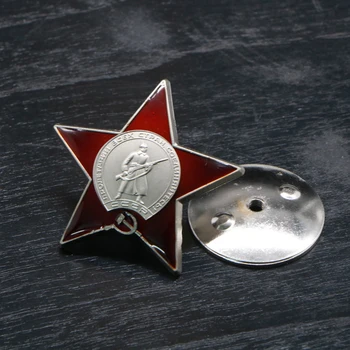 Užsakymo Red star rusijos Raudonosios Armijos ir Sovietų Sąjungos SSRS karinės Medalis Ženklelis Progines monetas Sagė